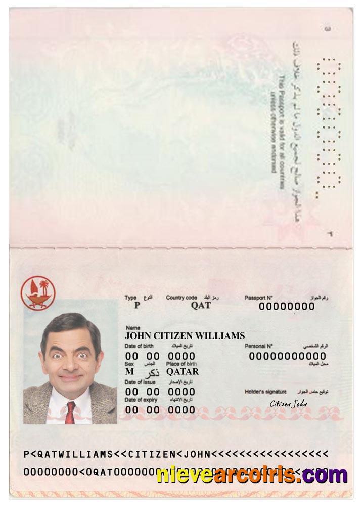 Qatar passport